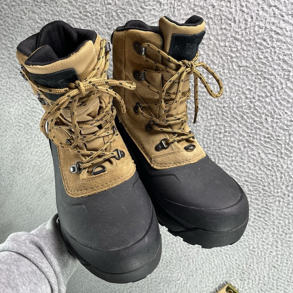 The North Face Heatseeker Winter Boots Mens 9.5 Tan Insulated Outdoors Snow - Picture 3 of 11